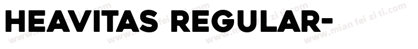 Heavitas Regular字体转换